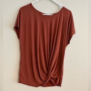 Burnt Orange Knot Tee